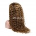 Honey Blonde Highlight #4/27 Lace Front Wig Water Wave
